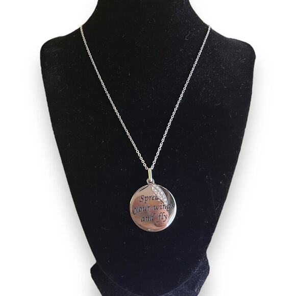 Spread Your Wings And Fly Friendship Necklace - Picture 1 of 3